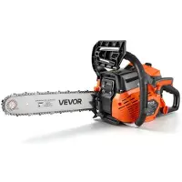 Vevor -bensiinikäyttöinen moottorisaha 355,6 mm 40CC 1,15 kW 2-tahtimoottorilla, puunkaatoon, puiden karsintaan ja maanraivaukseen, kaasulla synkronoitu rikastin, sähkömoottorisaha luistamattomalla kah