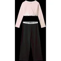 Calvin Klein Pyjamasetti - Espanjalainen huvila/Musta/Vaaleanpun - - 14-16 v (164-176) - 2-osaiset yöasut