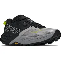 Hoka One One Speedgoat 7 Grey Black Trail Shoes AW26, Size EU 44 2/3