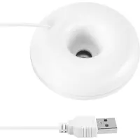 Jojomino Valkoinen donitsi ilmankostutin usb toimistotyöpöytä mini kannettava ilmanpuhdistin valkoinen