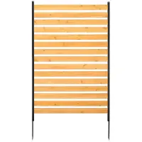 DUOKU Yksityisyysaita (paneeli) - - DUSGD2416 - Massiivipuu - 980 x 1550 mm - Metallipaalujen kanssa
