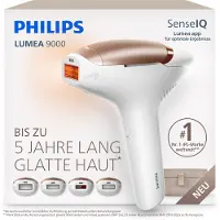 Philips BRI984 - Lumea IPL 9000 Series BRI984/00 IPL-ihokarvanpoistolaite, jossa SenseIQ-tekniikka, IPL-valoimpulssi, Valkoinen, Ruusukulta, AC, 10...