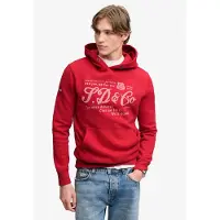 Superdry Vintage Script Hood - Red - L