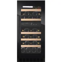 mQuvée - Sisäänrakennettava viinikaappi - WineCave 800 40D Fullglass Black