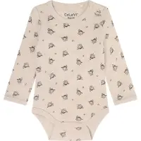 CeLaVi Body Ls - Aop - Beige - 70
