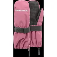 Didriksons Biggles Kids' Zip Mittens Heather Pink - 4-6y