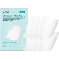 ANUA PDRN Collagen Melting Patch for Glass Skin kirkastava kasvonaamio ravitsemaan ja kosteuttamaan 4 kpl