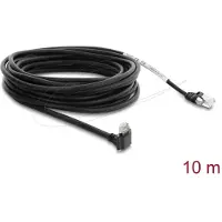 DeLOCK GigE Kamera Kab. RJ45 St>St 90° Cat.6 S/FTP 10m schw. (80966)