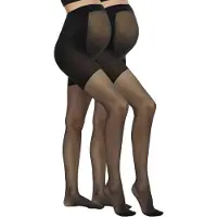 Mamalicious Nylonsukkahousut 'MLSABRINA' musta