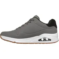 SKECHERS Matalavartiset tennarit 'UNO - SUITED ON AIR' antrasiitti / musta