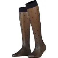 Falke Knee-high Dots 15 den -polvisukat