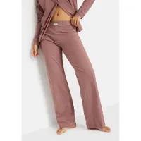 LASCANA Pyjamahousut vaaleansininen / ruskea