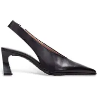 Hispanitas for woman. HI265184 Black Paris leather shoes (36), 3 to 5 cm, None, Party