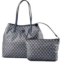 GUESS for woman. TWJG8681240 Navy Wave II Bag (OSFA), Casual, Polyurethane