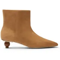 Weekend Max Mara for woman. 2625796014600 Leather ankle boots Wkacapanna brown (37), Beige, 3 to 5 cm, Split Leather, None, Casual, Classic