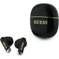 GUESS Gold Line Glossy Classic Logo TWS -langattomat kuulokkeet - musta