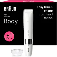 Braun Mini vartalotrimmeri, BS1000, valkoinen