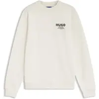 HUGO Collegepaita 'Nespon' musta / valkoinen