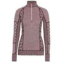Kari Traa Women's Smekker Half Zip Cocoa Powder Kerrasto yläosat L