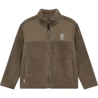 Lego Wear Fleecetakki - Teddy - LWSian 609 - Ruskea - - 7 v (122) - Fleecetakit
