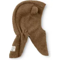 Mini A Ture Matjeffi Teddyfleece Balaclava. Grs - Brown - 0-6M