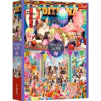 Trefl Fluffy friends 2x500p palapeli