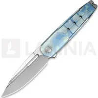 We Knife Hull, Blue Terrain Titanium, Satin