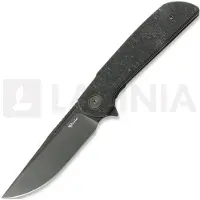 Reate Remedy kääntöveitsi, Black Glass FatCarbon, Satin DLC