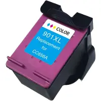 24.Se Yhteensopiva mustekasetti HP 901XL / kunnostettu värikasetti CC656AE / sopii HP Officejet -tulostimiin