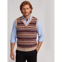 Sebago for man. 761264W Multicolor Stow Vest (L), Casual, Wool, Sleeveless / Straps