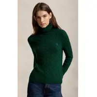 Ralph Lauren for woman. 211888686500 Green cashmere and wool sweater (S), Casual, Long sleeve