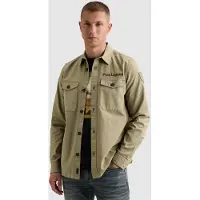 PME Legend Paita 'Overshirt with back print' vihreä