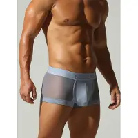Seobean Bokserishortsit 'Mesh Boxer Briefs' harmaa
