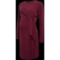 Vero moda Maternity Vmmjill Ls Dress Jrs - Burgundy - L