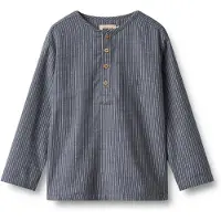 Wheat Shirt L/S Bjørk - Blue - 110
