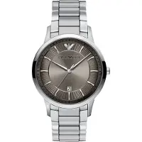 Emporio Armani Analoginen kello harmaa / hopea