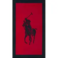 Ralph Lauren Home Polojacq Beach Towel - Red - 100X170CM