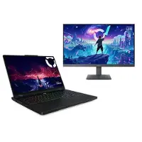 Lenovo Legion Pro 5 16-R9-5070-32GB-1TB + Gaming-skærm AMD Ryzen 9 8945HX Processor 2.50 GHz up to 5.40 GHz, Windows 11 Home 64, 1 TB SSD M.2 2242 PCIe Gen4 TLC