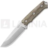 MKM Knives Base-Camp - Canvas Micarta veitsi, vihreä