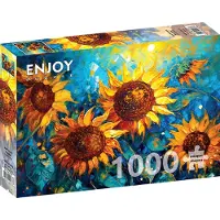 Enjoy Sunflowers Reunion 1000p palapeli