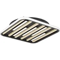 Eglo Cembrano 38,5x38,5cm 21W LED 3000K musta/puu kattovalaisin