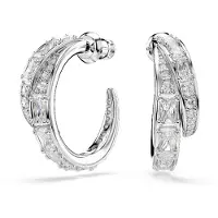 Swarovski Korvakoru 'Vienna' hopea / läpinäkyvä