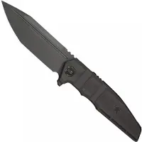We Knife Breach WE25077-1, Limited Edition, Dark Gray Stonewashed Böhler M390, Charcoal Gray Titanium pocket knife