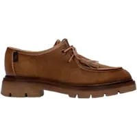 Hispanitas for woman. HI265157 Brown Newyork Leather Shoes (39), 1 to 3 cm, None, Casual