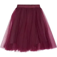 The New Tnpeaven Mesh Skirt - Burgundy - 110/116