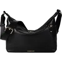 Mandarina Duck Daisy Crossbody-laukku Nahka 28 cm Musta