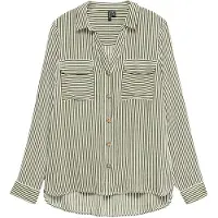 Vero Moda Pusero 'VMBumpy' oliivi / valkoinen