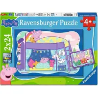 Ravensburger Pipsa Possu Palapeli Good night, Peppa! 2x24 Palaa