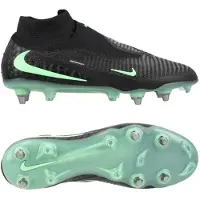 Nike Phantom 6 Elite High Cut Sg-pro Player Edition Shadow - Musta/illusion Green - Pehmeä Nurmi (Sg), koko 41