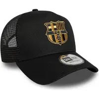 New Era Black Gold Trucker Fc Barcelona Lippis